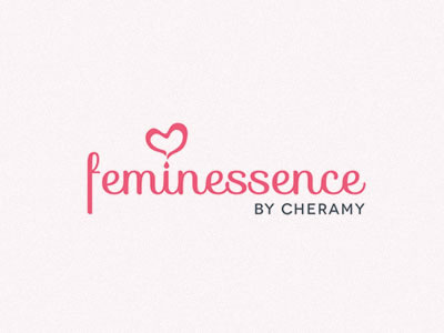 Feminessence collateral illustration logo marketing promo shapes