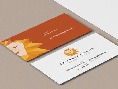 Shiran Sanjeewa Associates Stationary Design collateral illustration logo marketing promo shapes