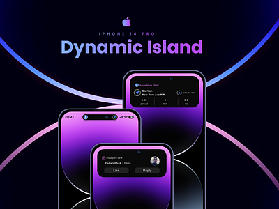 Dynamic Island Design 14 pro apple design dynamic island dynamic island design ios 16 iphone iphone 14 pro notch ui