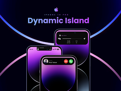 Dynamic Island Design apple dynamic island design ios16 iphone iphone 14 pro notch notification uber ui