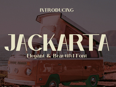 Jackarta Font - Elegant Font design elegant font font fonts logo logo font stylish font typography wedding font