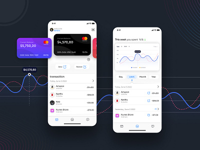 Walleto design figma finance product ui ux wallet