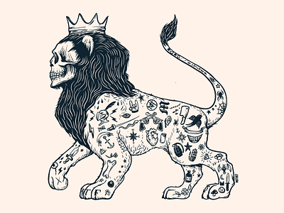 Mothef The True Lion King crown gothic heart lion mothef shirt skull sparrow sword tattoo threadless tshirt