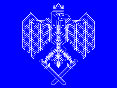 Power Eagle crown design eagle icon illustration mothef shirt threadless