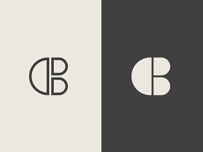 CB Monogram/Smiley Sideways Face