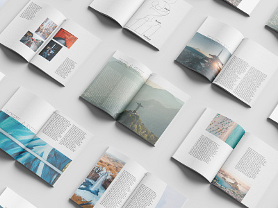 AQUA | Conceptual Magazine design indesign magazine magazine design magazine layout travel travel magazine