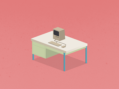 Desk 2x game art illustration