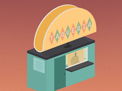 Taco Tuesday illustration vector