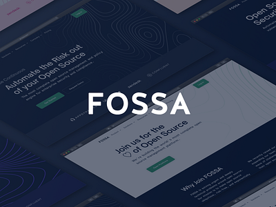 FOSSA Website 2.0 branding design designer open source responsive security ui ux web website