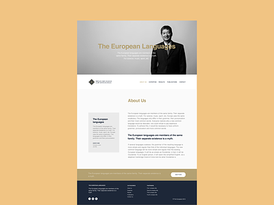 Law Firm Home Page Mockup