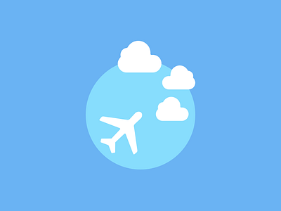 The Sky Is The Limit airplane argentina color design flat graphic illustration illustrator photoshop sketch sky vector