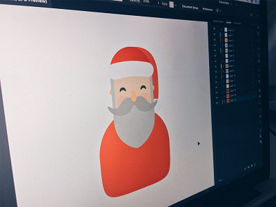 Santa Claus is coming to town! christmas claus gift holidays illustrator navidad new noel papa santa snow year