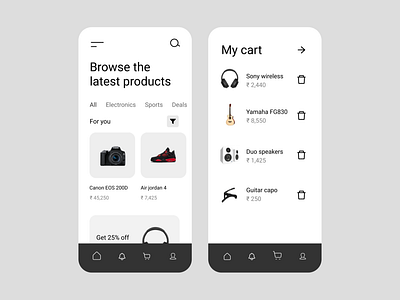 E-commerce app app app design design graphic design ui ux