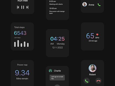 Smart watch UI