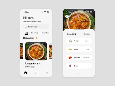 Recipes app