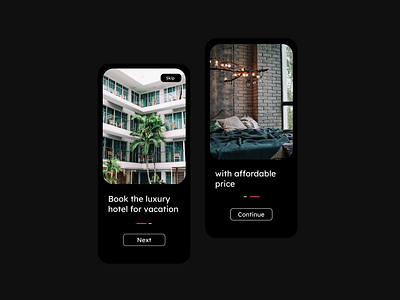 Hotel booking intro app app design design graphic design hotel booking ui ux