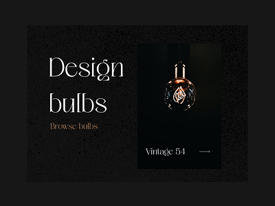 Design bulbs web page