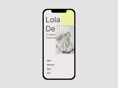 Lola decific app app design design fashion graphic design product design ui ux