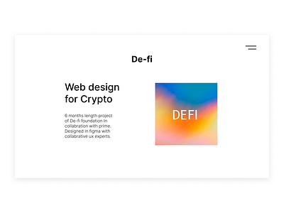 De-fi app app design design graphic design product design ui ux