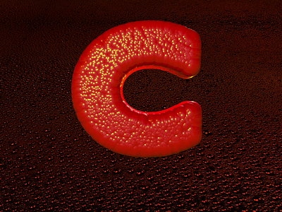 C 36daysoftype 3d 3dfont 3dtypography aftereffects animation c4d caviar cinema4d design graphic design illustration logo logoanimation motion graphics red
