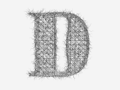 D 36daysoftype 3d 3dfont 3dtype aftereffects animation blackandwhite c4d cinema4d design graphic design hair illustration logo logoanimation motion graphics typeanimation typography