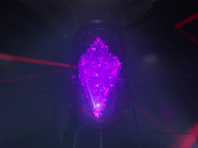 Crystal Vibes 3d aftereffects animation c4d cinema4d concept art crystal cyberpunk illustration motion graphics redshift