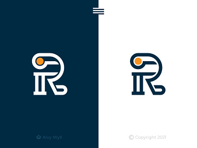 Elegant Letter IR RI Logo art branding business design elegant flat font graphic design icon illustration letter logo minimal mode stylish unique