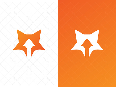 Fox Arrow Logo by Alvy Wyll on Dribbble