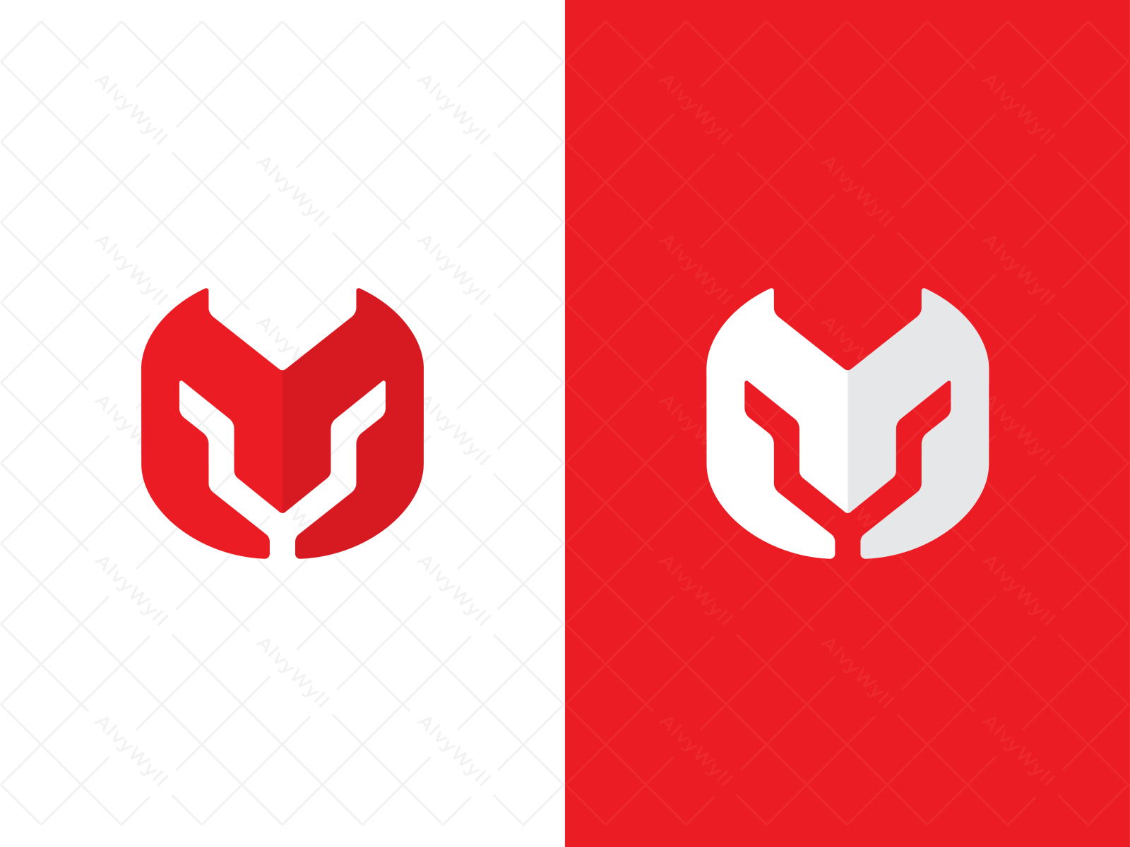 Minimalist M Tiger Logo by Alvy Wyll | Logo Designer on Dribbble