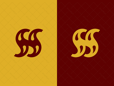 Ambigram SS Drop Logo