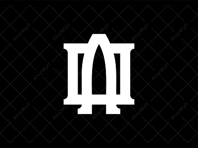 Strong Letter AO Logo For Sale alphabet ao art bold branding design flat font graphic design icon illustration initials letter logo minimal modern monogram oa portal simple