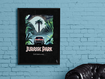 Jurassic Park Generated Poster ai generated poster stable diffusion