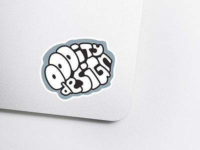 Oddity Design Co Sticker logo oddity sticker
