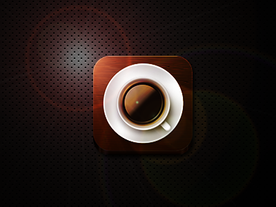 Brew Coffee Icon app appicon apple coffee dark icon ipad iphone ui user interface ux