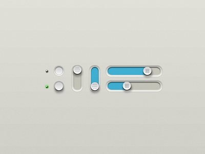 Buttons and Sliders (with PSD)