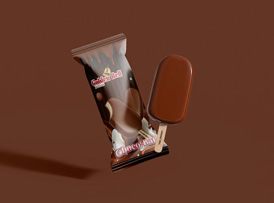 ice Cream pouch Design branding graphic design logo