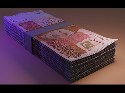 currency notes blender branding currency notes flat