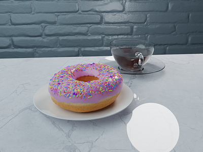 Cafeteria animation blender cafe coffee coffee cup design donut flat minimal