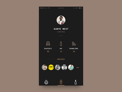 Happy Baden — Profile app ios product design ui ux visual