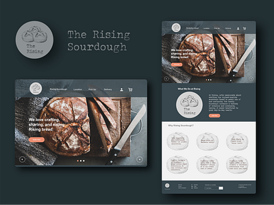 daily ui sourdough landing page 02 app branding dailyui dailyuichallenge graphic design icon illustration ux web website