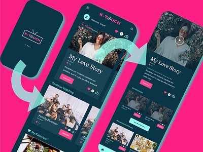 Daily UI TV APP: Landing Page and more
