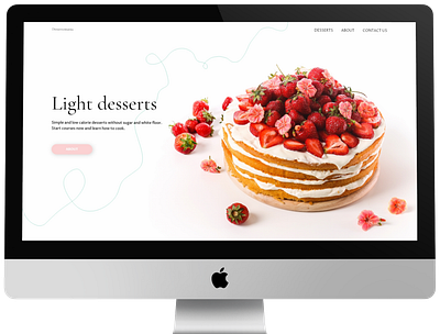 Cooking courses cake courses dessert digital landing landingpage online school ui uidesign uiux uiuxdesign uiuxdesigner ux uxdesign uxui web webdesign website website builder