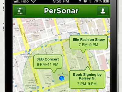 PerSonar app events geolocation interface iphone time ui user