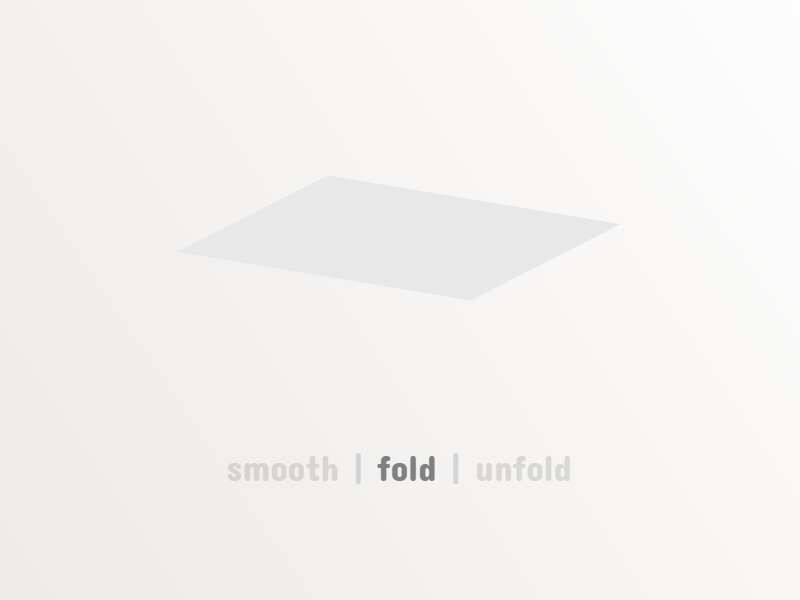 Smooth it over animated animation codepenchallenge fold interaction interactive