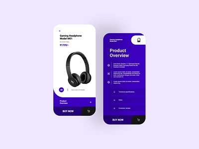 Headphones & Electronics app UI Concept 🎧📱 app branding design dribbble figma graphic design illustration logo ui vector