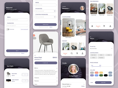 Furniture e-commerce app