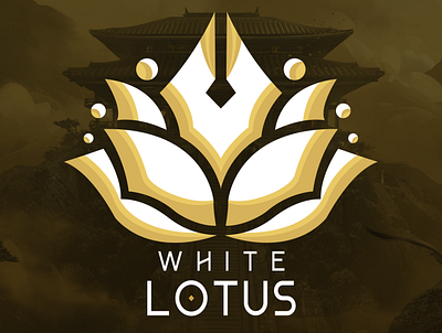 Logo for an esports team "White Lotus" design logo