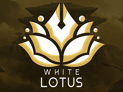 Logo for an esports team "White Lotus"