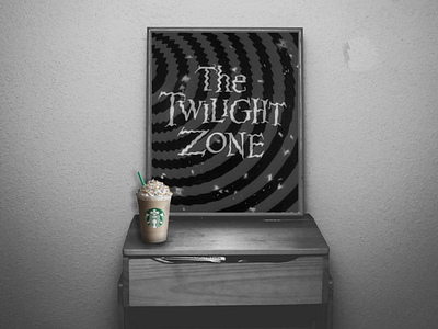 Twilight Zone affinity composite mirror photography photoshop starbucks twilight zone