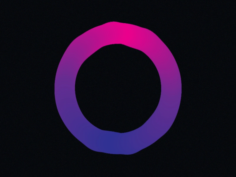 throughpasser abstract ae animation circles cyan design flat illustration motion pass pink purple
